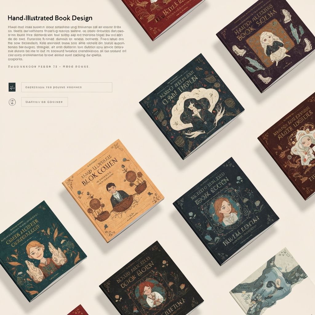 Hand-Illustrated Book Cover Design