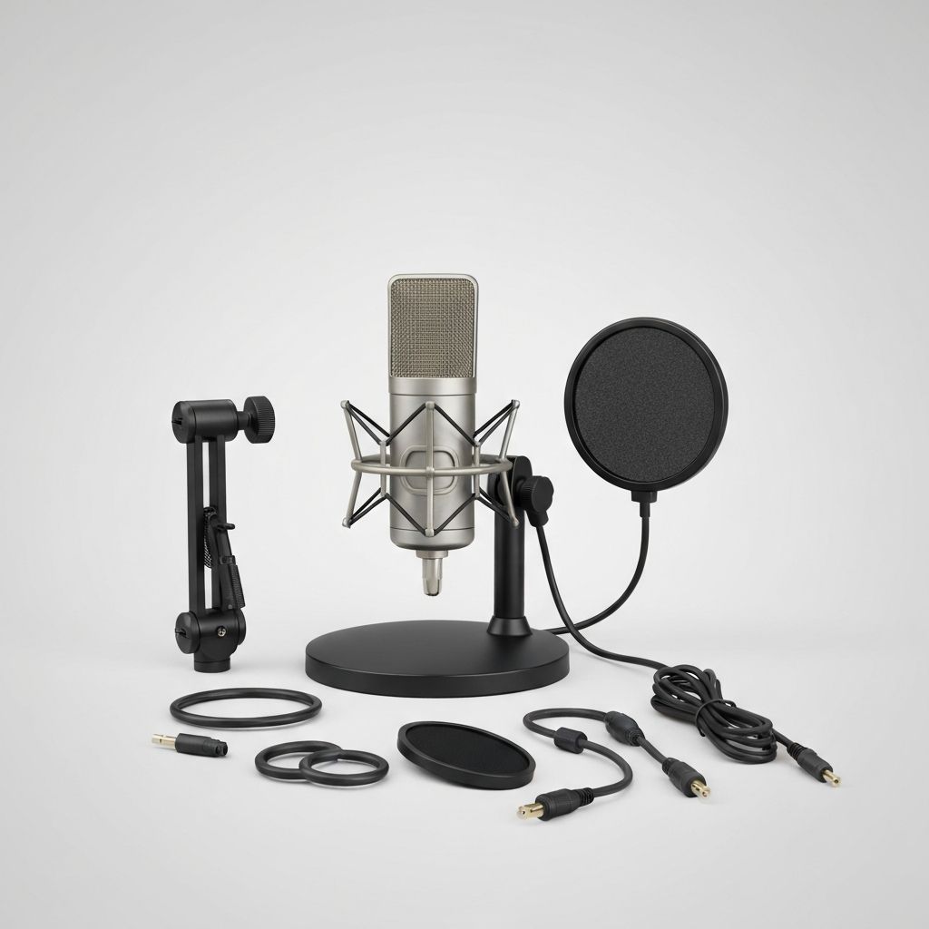 Studio-Grade Condenser Microphone Bundle