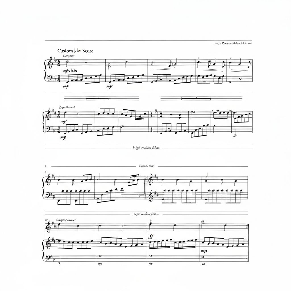 Custom Score Composition for Short Films